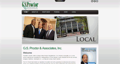 Desktop Screenshot of gsproctor.com
